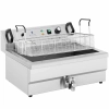 Royal Catering Smażalnik do pączków ryb frytek z ociekaczem 3000 W 16 l