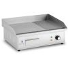 Royal Catering Grill elektryczny płyta grillowa gładka ryflowana 548 x 350