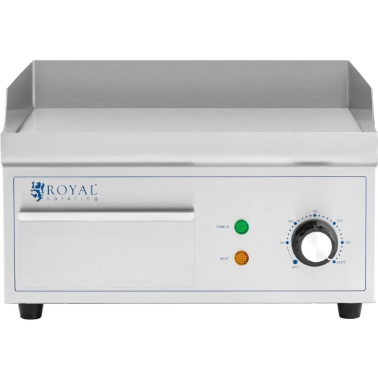 Royal Catering Grill elektryczny płyta grillowa gładka 35 x 38 cm 2000 W