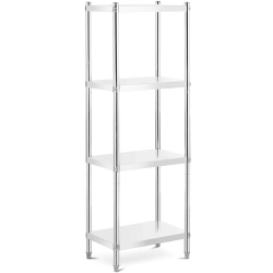 Royal Catering Regał metalowy magazynowy gastronomiczny do 200 kg 60 x 40