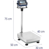 Steinberg Systems Waga platformowa przemysłowa 30 x 40 cm 60 kg / 0.002 kg