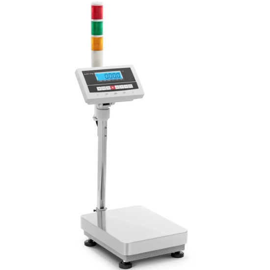 Steinberg Systems Waga platformowa magazynowa z kolumną sygnalizacyjną