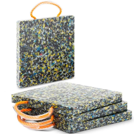 MSW Podkład kwadratowy stabilizacyjny pod stopy dźwigu żurawia 30 x 30 cm