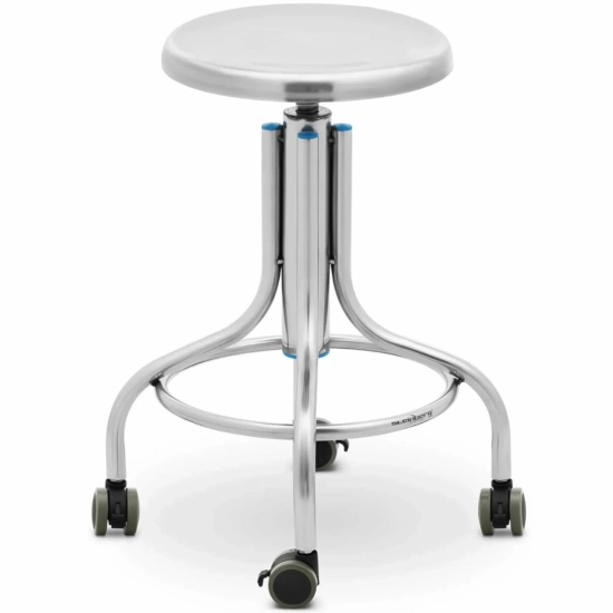 Steinberg Systems Taboret stołek laboratoryjny warsztatowy ze stali