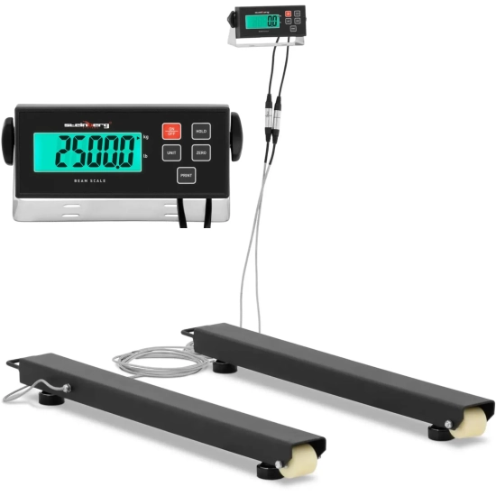 Steinberg Systems Waga płozowa belkowa paletowa LCD 2500 / 0.5 kg 1000 x