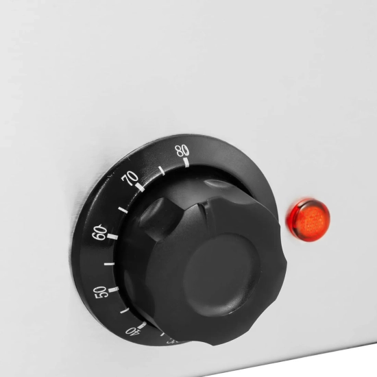 Royal Catering Bemar podgrzewacz elektryczny z kranem do pojemników GN 1/1