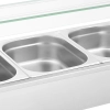 Royal Catering Bemar podgrzewacz do potraw bufet grzewczy z osłoną 4 x GN
