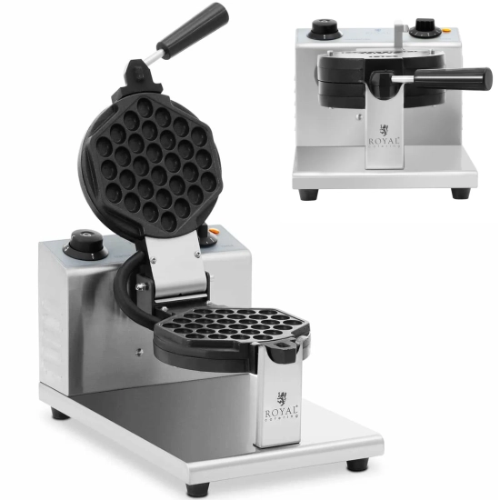 Royal Catering Gofrownica bąbelkowa śr. 17 cm 1200 W