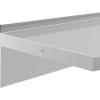Royal Catering Półka ścienna wisząca kuchenna ze stali do 80 kg 100 x 40 cm