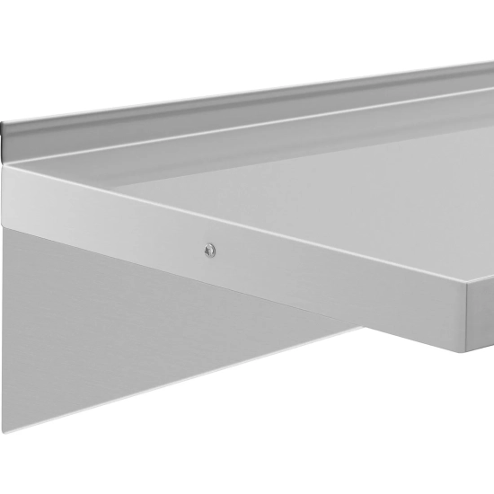 Royal Catering Półka ścienna wisząca kuchenna ze stali do 80 kg 100 x 40 cm
