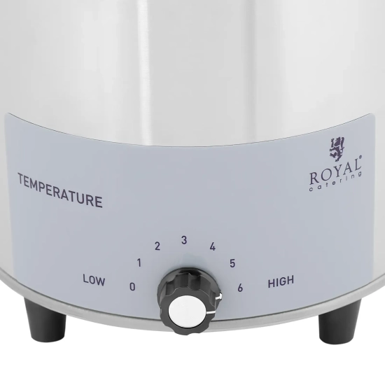 Royal Catering Podgrzewacz do sosów elektryczny z dyspenserem pompką 3.3 l