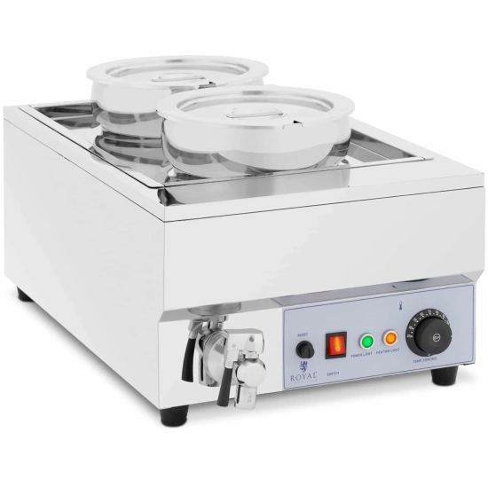 Royal Catering Bemar elektryczny podgrzewacz stacja do zupy fondue