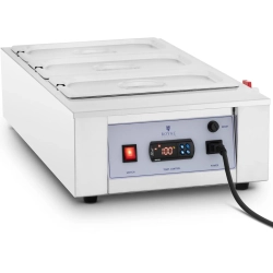 Royal Catering Podgrzewacz do czekolady sosów polew elektryczny 3 x 3.2 l
