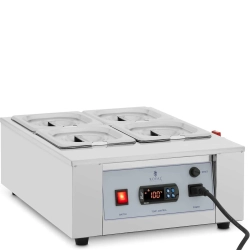 Royal Catering Podgrzewacz do czekolady sosów polew elektryczny 4 x 1.5 l
