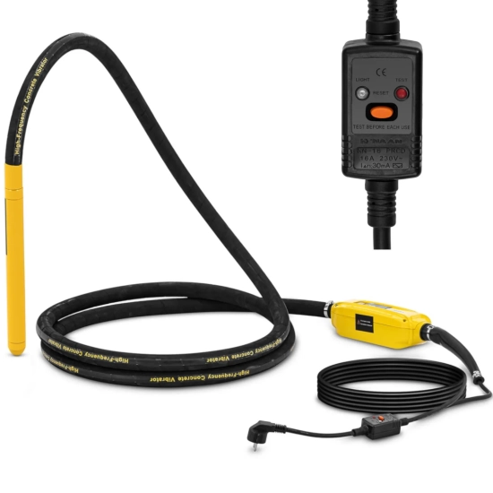 MSW Wibrator zagęszczarka do betonu dł. 5m buława 40cm x 34mm 1200W