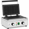 Royal Catering Gofrownica prostokątna na 3 gofry belgijskie TEFLON 1500 W