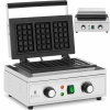 Royal Catering Gofrownica prostokątna na 3 gofry belgijskie TEFLON 1500 W