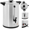 Royal Catering Zaparzacz do kawy herbaty z kranem 20 l 1650 W srebrny