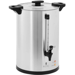 Royal Catering Zaparzacz do kawy herbaty z kranem 20 l 1650 W srebrny