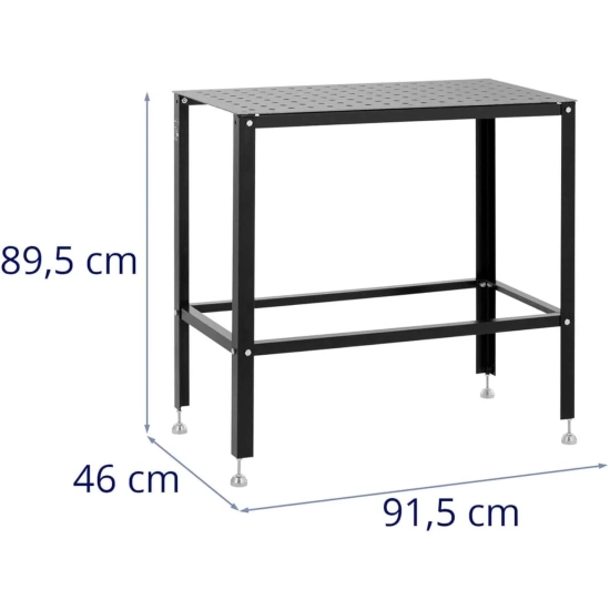 Stamos Germany Stół spawalniczy montażowy perforowany blat 3 mm 91.5 x 46