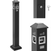 Ulsonix Popielnica popielniczka wolnostojąca zamykana z żelaza 3.5 l