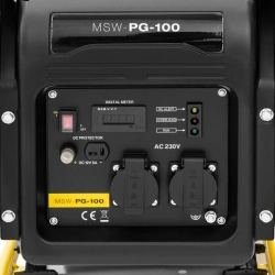 MSW Agregat prądotwórczy inwertorowy generator prądu 5 l 230 V 3600 W AVR