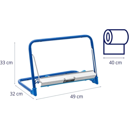 MSW Wieszak uchwyt na czyściwo przemysłowe ścienny szer. 40 cm śr. 50 cm