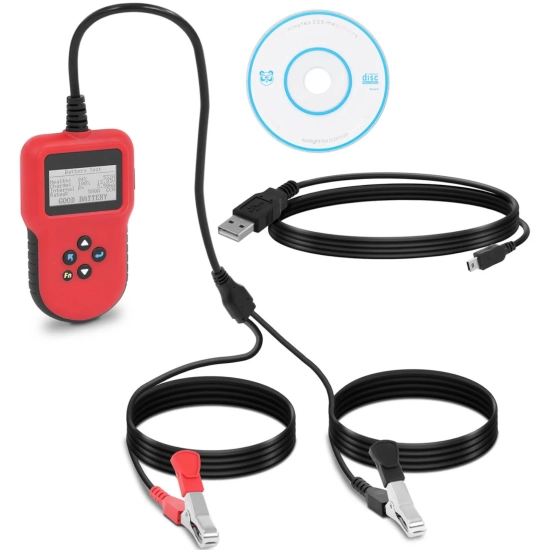 MSW Tester miernik diagnostyczny do akumulatorów LCD 12 / 24 V