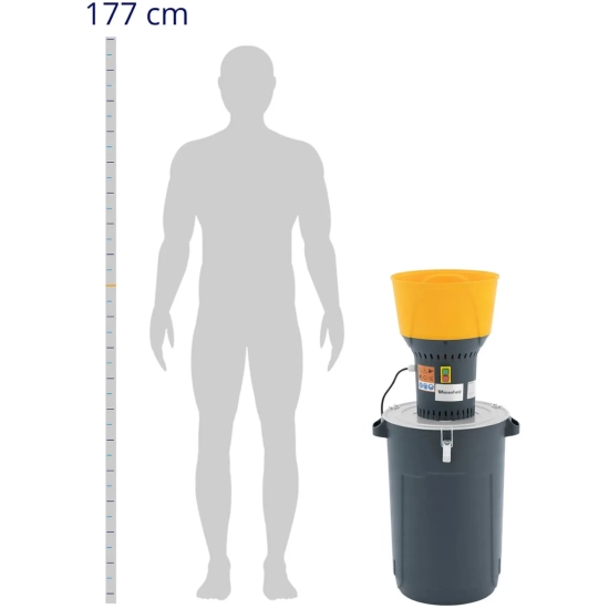Wiesenfield Śrutownik do zboża kukurydzy grochu 60 l 400 kg/h 1300 W