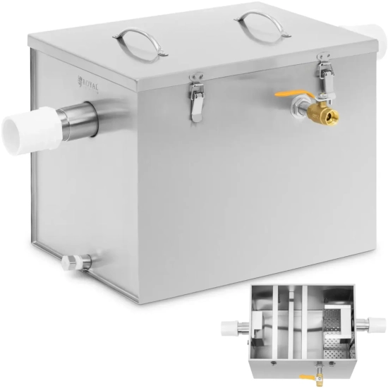 Royal Catering Separator oddzielacz tłuszczu gastronomiczny podzlewowy 40 l