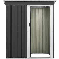 Uniprodo Domek składzik narzędziowy ogrodowy 163 x 89 x 181 cm