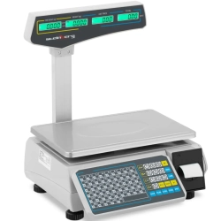 Waga etykietująca Steinberg Systems SBS-EBS-101, 30 kg / 15 g, drukarka