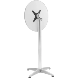Royal Catering Stół stolik barowy okrągły wysoki składany śr. 60 cm 115 cm