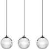 Uniprodo Lampa sufitowa nowoczesna 3 punktowa E27 - szklane kule
