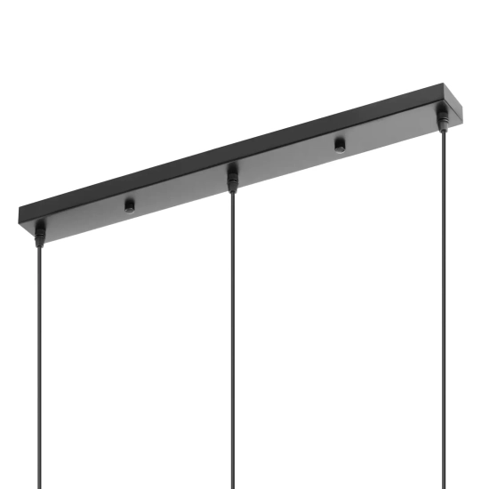 Uniprodo Lampa sufitowa nowoczesna 3 punktowa E27 - szklane kule