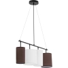 Uniprodo Lampa sufitowa nowoczesna 4 punktowa E14 - biało brązowa