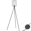 Uniprodo Lampa stojąca podłogowa klosz z siatki E27 163 cm