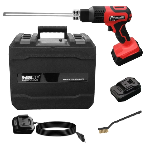 MSW Nóż termiczny do styropianu bezprzewodowy 200 mm 500C 140 W - zestaw