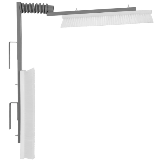Wiesenfield Czochradło szczotka dla krów bydła 2 głowice 50 x 10 cm