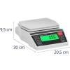 Steinberg Systems Waga laboratoryjna jubilerska precyzyjna LCD 0.2-3000g /