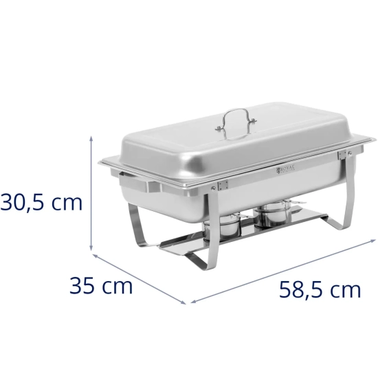 Royal Catering Podgrzewacz do potraw bemar bufetowy na pastę GN 1/1 7.5 l