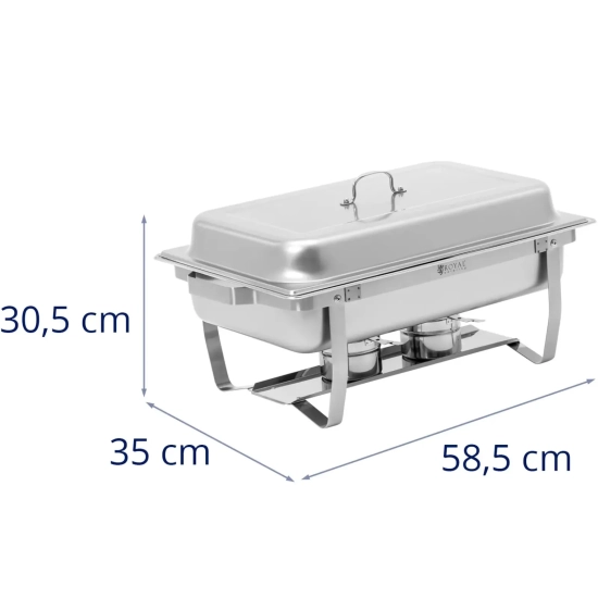 Royal Catering Podgrzewacz do potraw bemar bufetowy na pastę GN 1/1 7.5 l