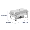 Royal Catering Podgrzewacz do potraw bemar bufetowy na pastę GN 1/1 7.5 l