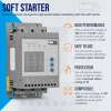 MSW Soft starter do łagodnego rozruchu silników 3 A 1.5 kW 400 / 100-240 V