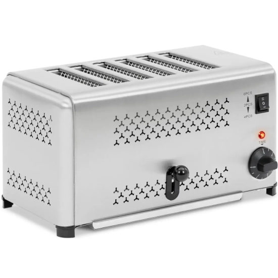 Royal Catering Toster opiekacz kanapkowy do chleba na 6 grzanek 2500 W