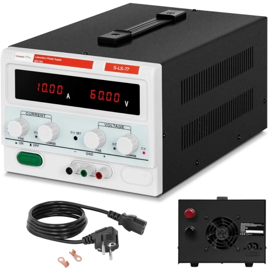 Stamos Germany Zasilacz laboratoryjny impulsowy S-LS-77 0-60V 0-10A DC