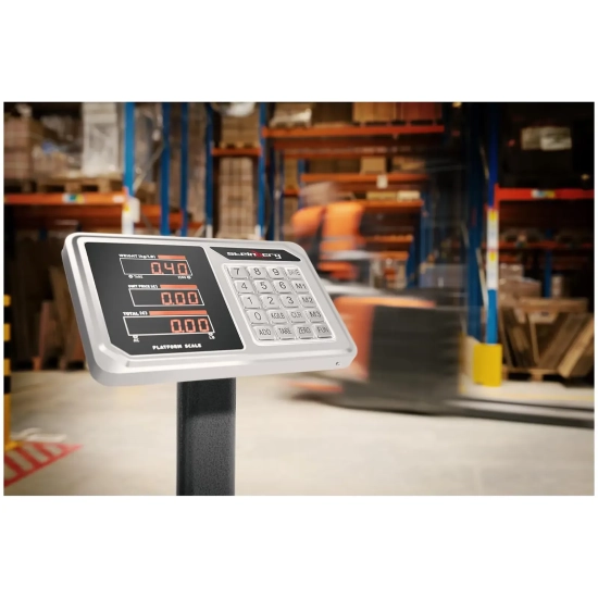 Steinberg Systems Waga platformowa magazynowa licząca LED 45 x 60 cm 150