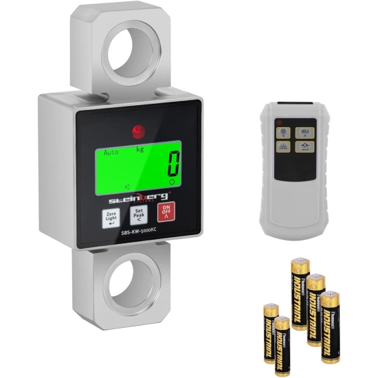 Steinberg Systems Waga hakowa wisząca z pilotem do 5000 kg / 1 lub 2 kg LCD