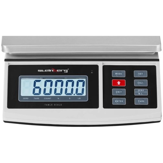 Steinberg Systems Waga pocztowa paczkowa LCD 21 x 27 cm 6 kg / 0.2 g