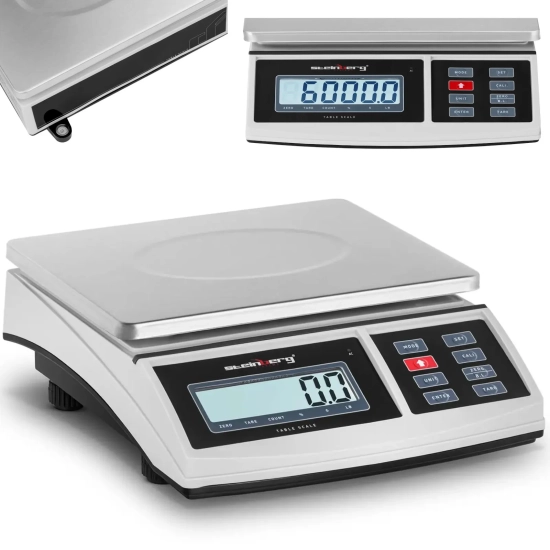 Steinberg Systems Waga pocztowa paczkowa LCD 21 x 27 cm 6 kg / 0.2 g